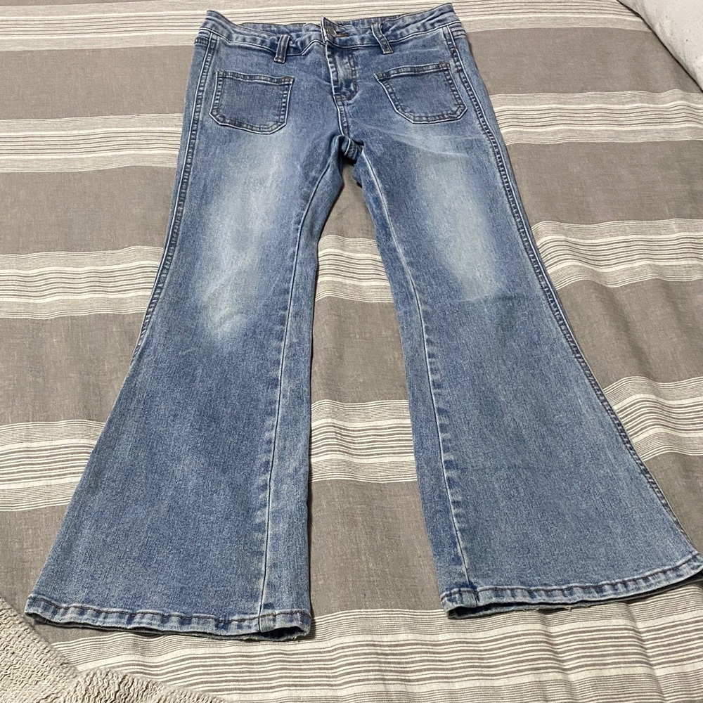 Forever 21 Kids Flared Denim Jeans